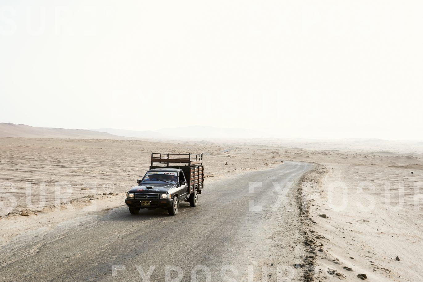 Toyota Hilux in the Peruvian desert