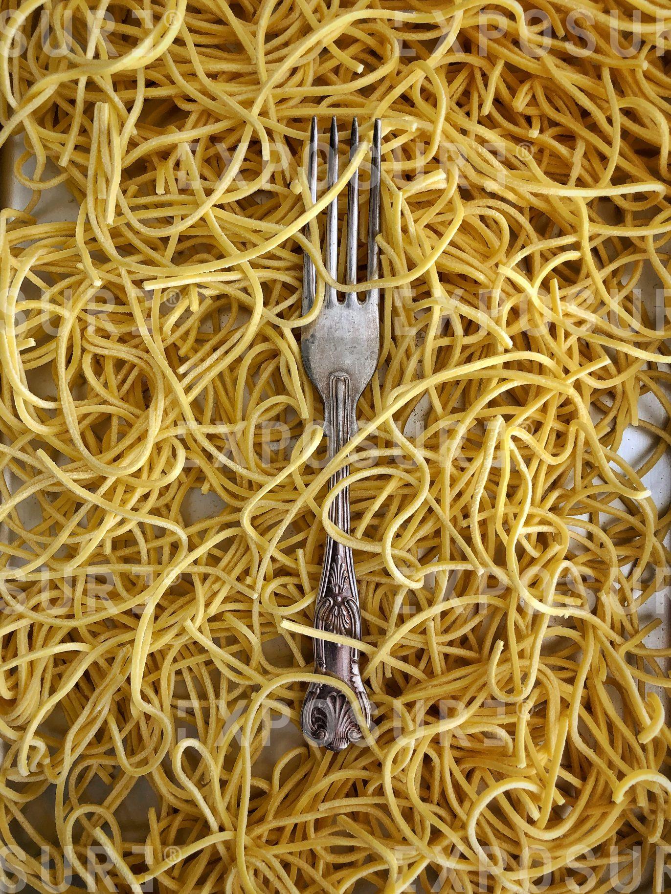 Fresh spaghetti