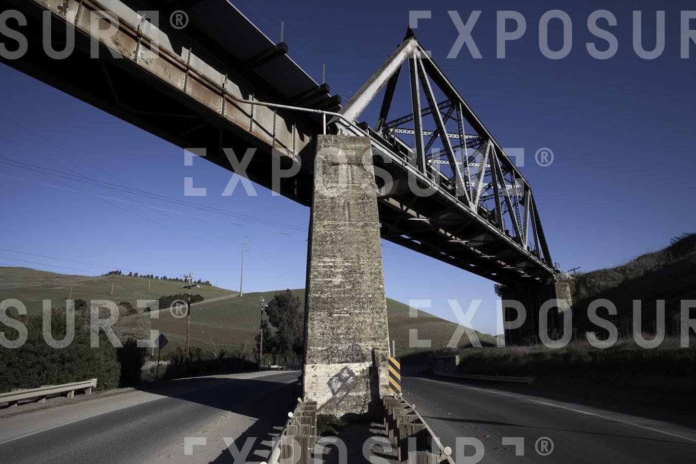 Railroad bridge, California