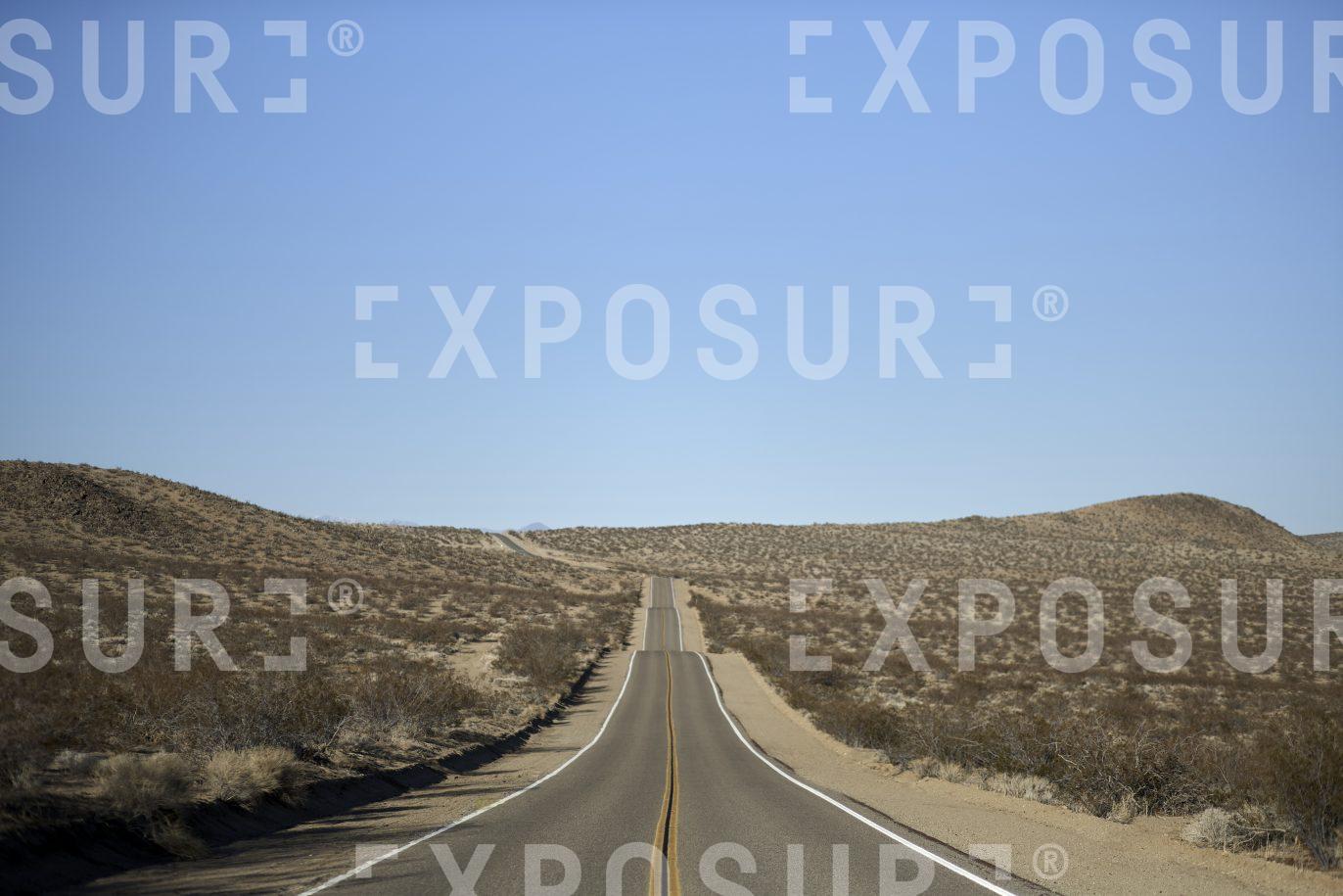 Desert road, California