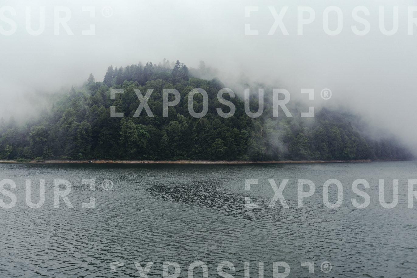 Misty Shaori Lake