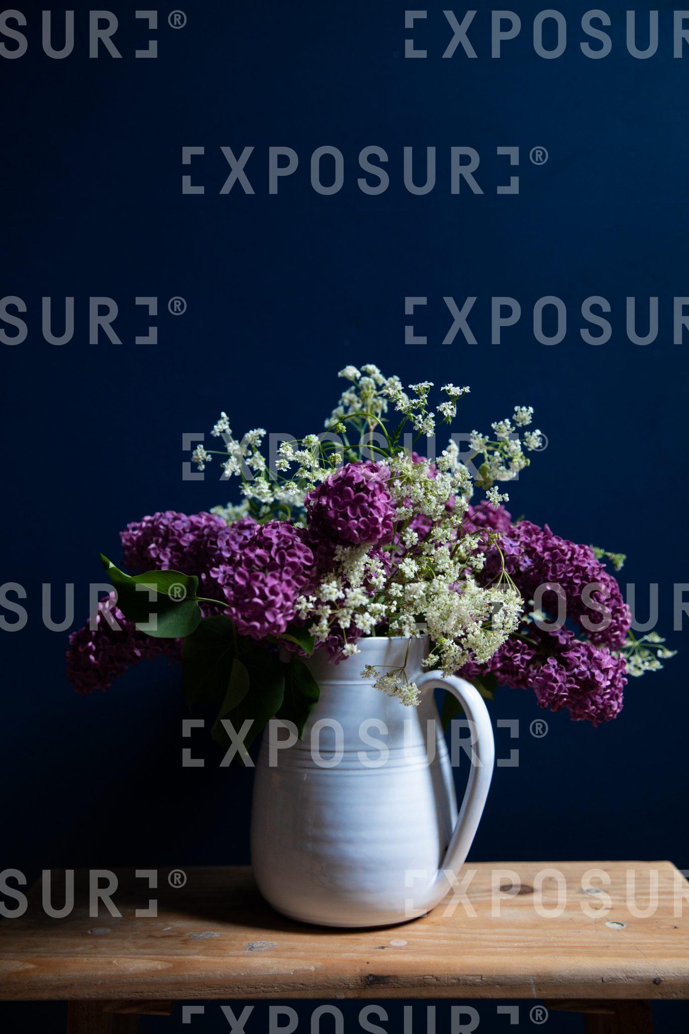 A vase of lilac